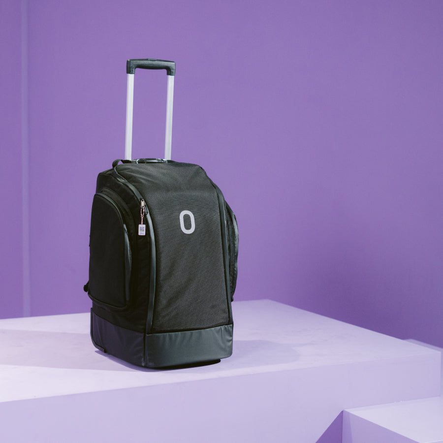 Traveling roller bag for photo booth pros