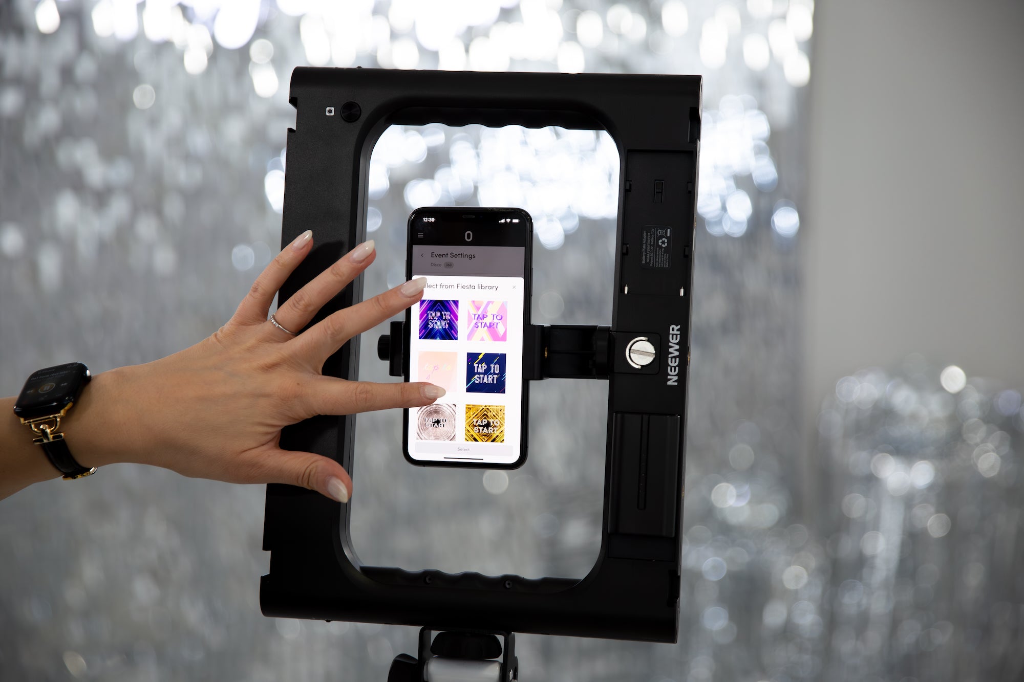 Tortilla 360 photo booth and video booth by Photobooth Supply Co.